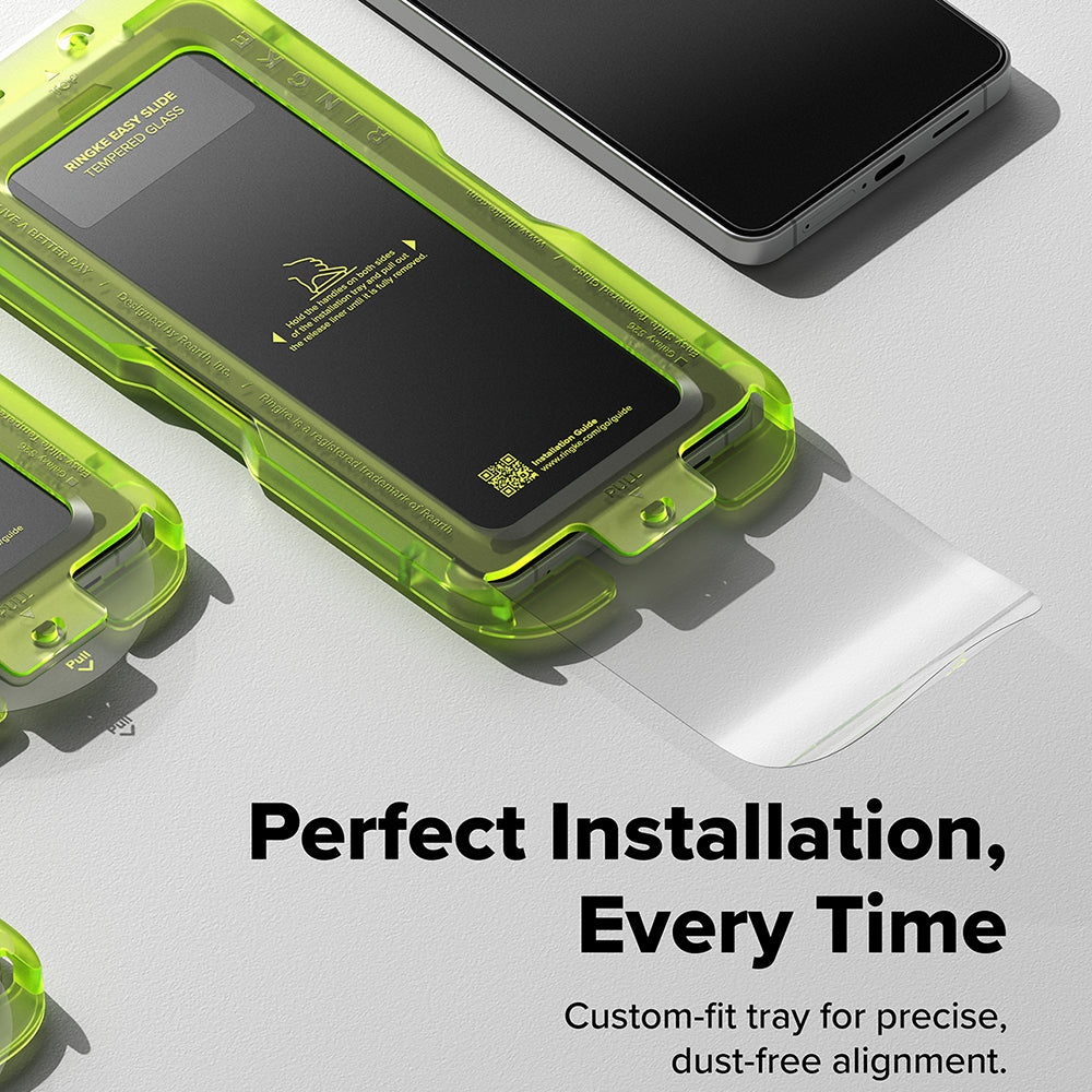 Ringke - Easy Slide Tempered Glass (2 pack) - Samsung Galaxy S26 - Clear
