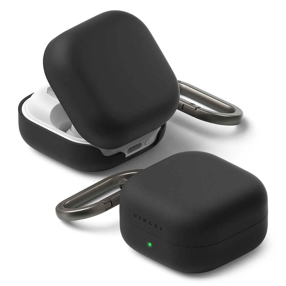 Ringke - Silicone - Samsung Galaxy Buds 4 / Buds 4 Pro - Black