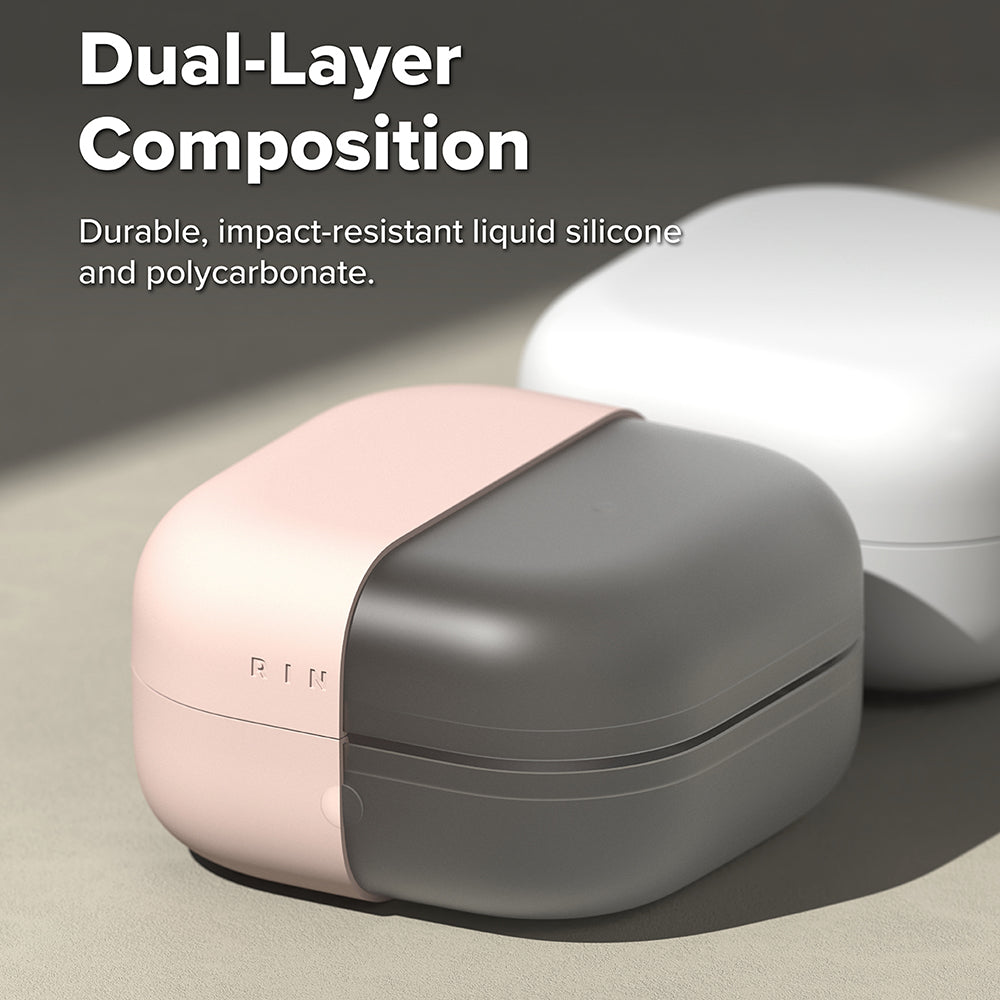 Ringke - Silicone - Samsung Galaxy Buds 4 / Buds 4 Pro - Pink Sand