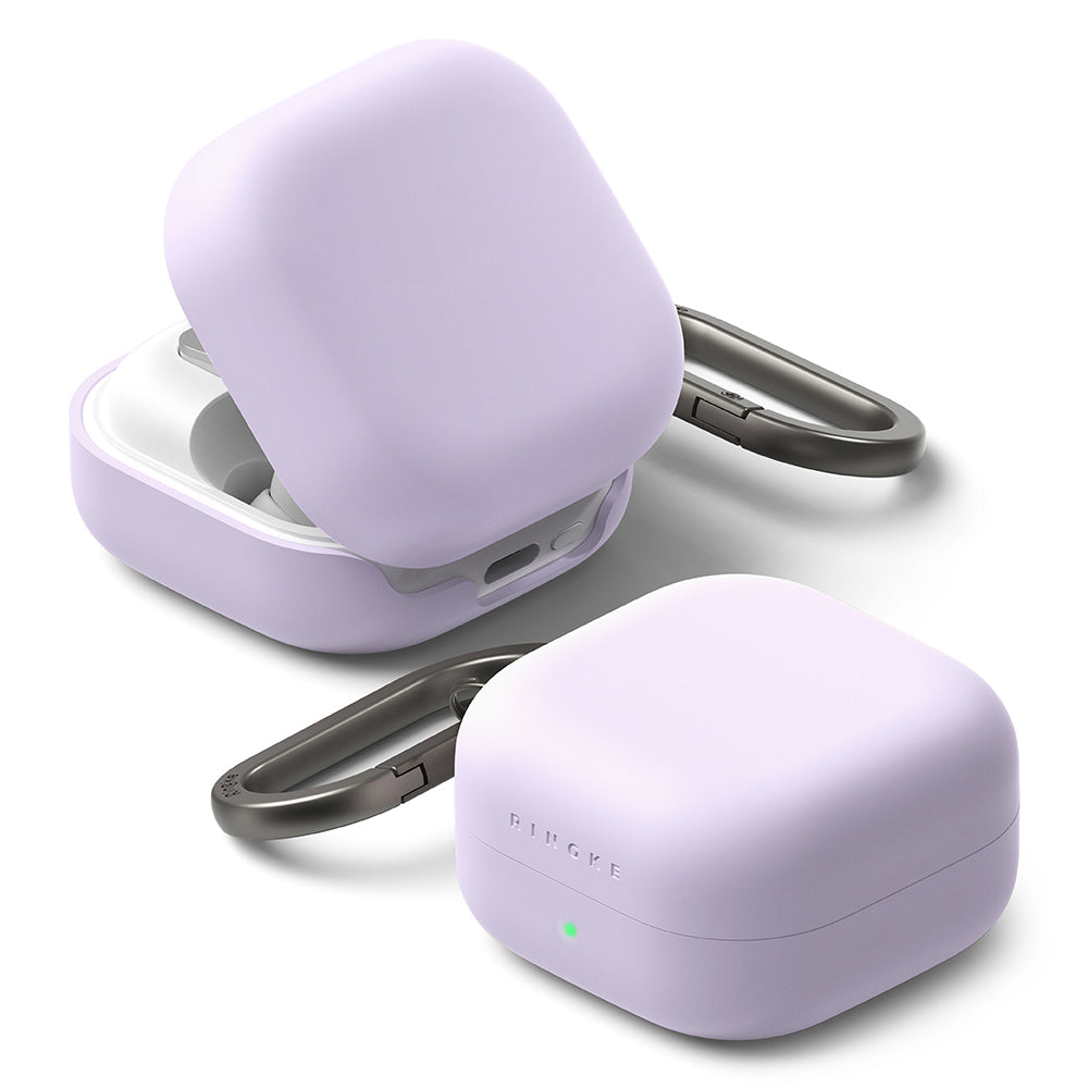 Ringke - Silicone - Samsung Galaxy Buds 4 / Buds 4 Pro - Light Purple