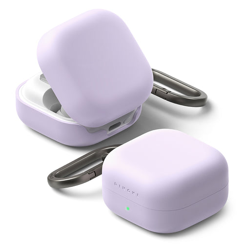 Ringke - Silicone - Samsung Galaxy Buds 4 / Buds 4 Pro - Light Purple