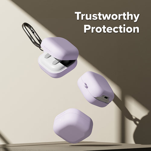 Ringke - Silicone - Samsung Galaxy Buds 4 / Buds 4 Pro - Light Purple