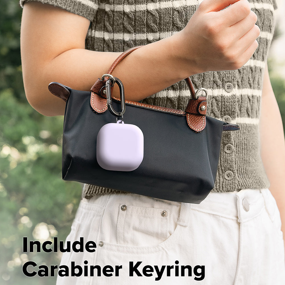 Ringke - Silicone - Samsung Galaxy Buds 4 / Buds 4 Pro - Light Purple