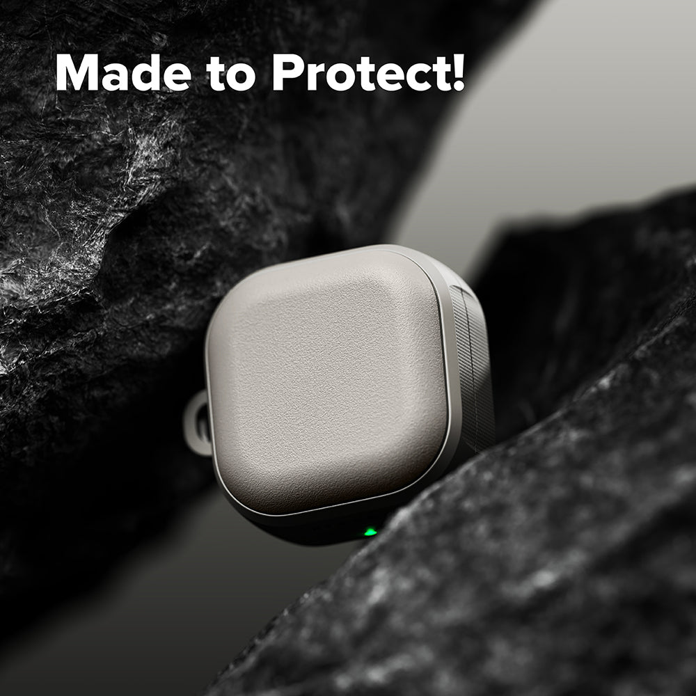 Ringke - Protection Case Onyx Magnetic - for Samsung Galaxy Buds 4 / Buds 4 Pro, Non-Slip Texture, Carabiner Hole - Warm