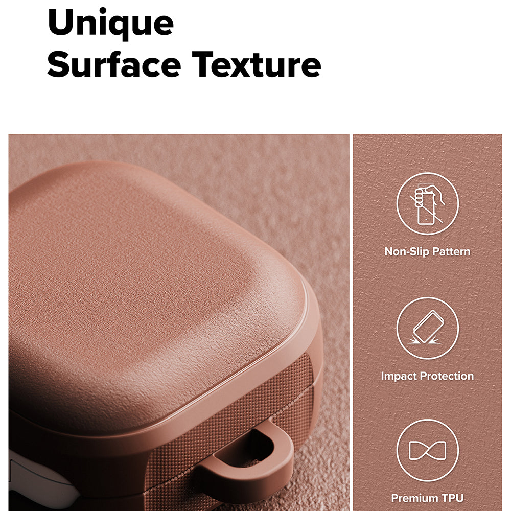 Ringke - Protection Case Onyx Magnetic - for Samsung Galaxy Buds 4 / Buds 4 Pro, Non-Slip Texture, Carabiner Hole - Cons