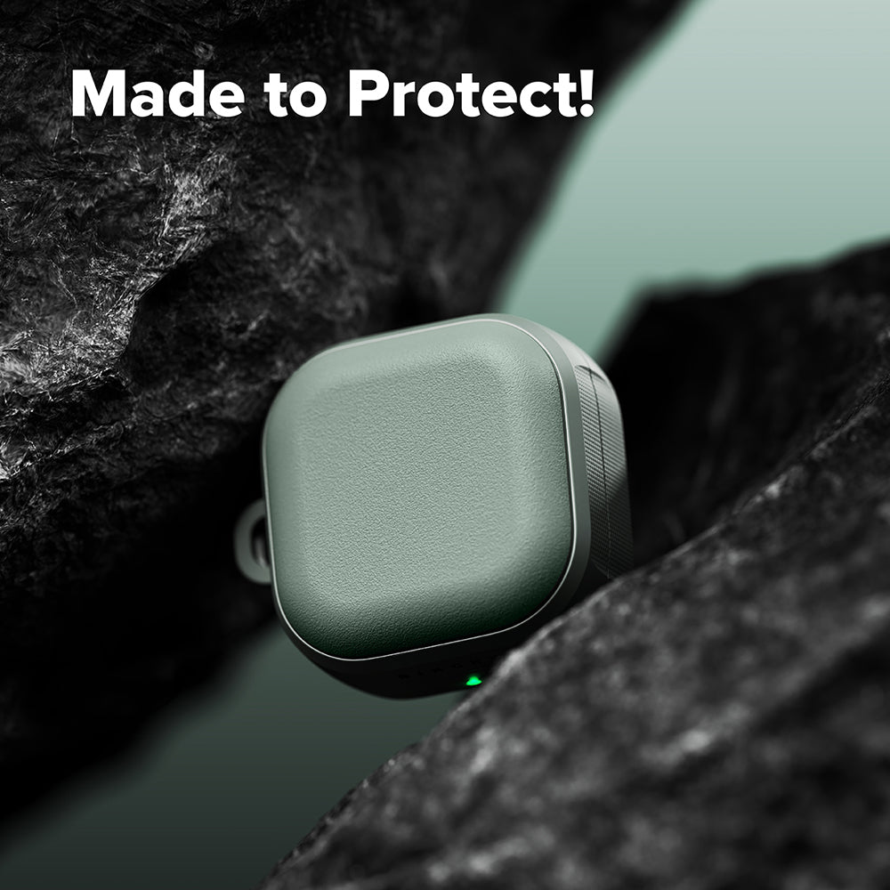 Ringke - Protection Case Onyx Magnetic - for Samsung Galaxy Buds 4 / Buds 4 Pro, Non-Slip Texture, Carabiner Hole - Sage