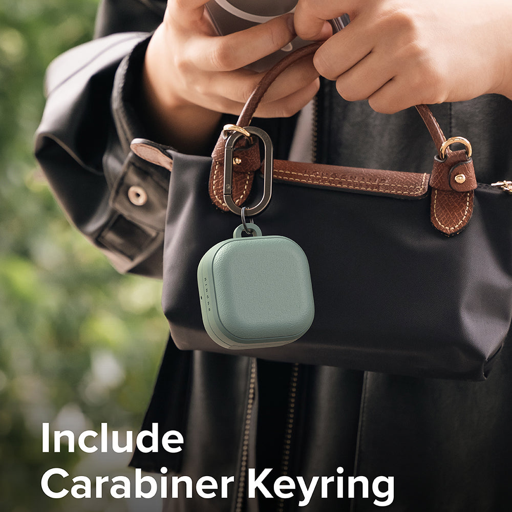 Ringke - Protection Case Onyx Magnetic - for Samsung Galaxy Buds 4 / Buds 4 Pro, Non-Slip Texture, Carabiner Hole - Sage