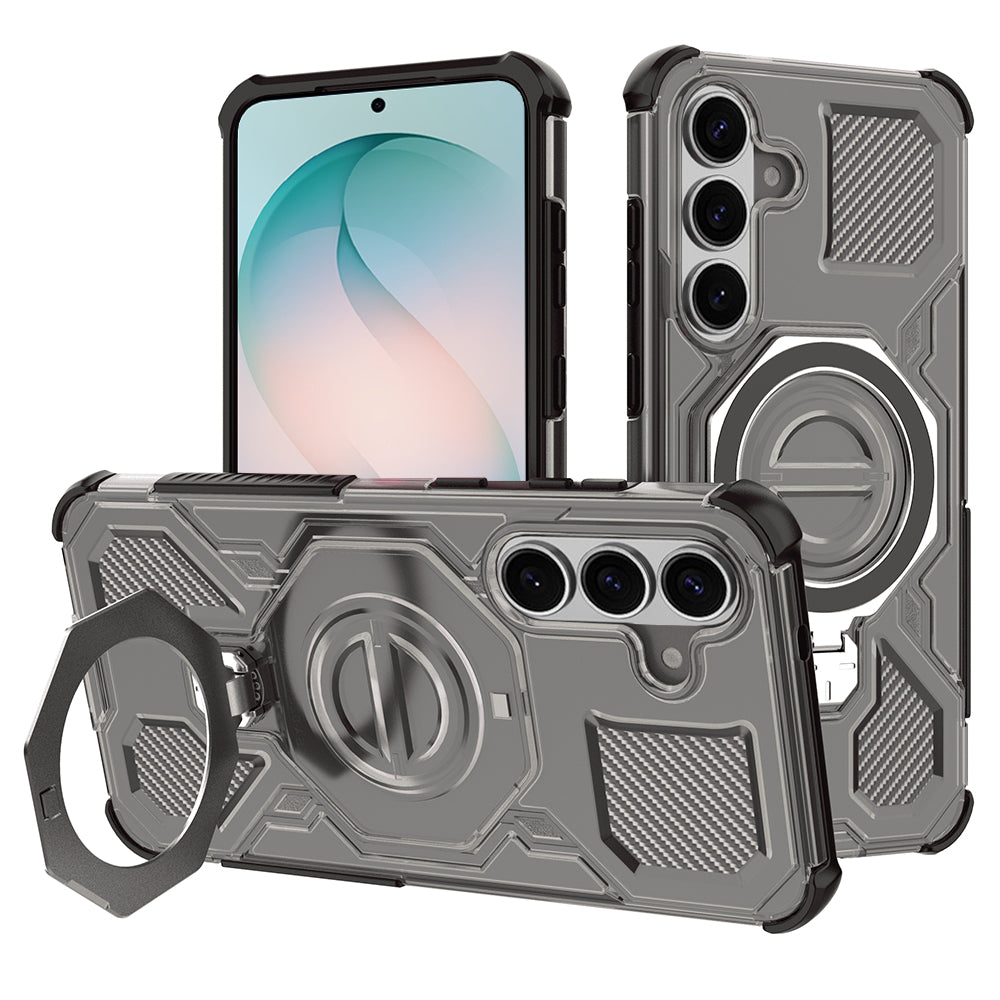 Techsuit - Carbon Shield PRO - Samsung Galaxy S26 Plus - Smoke Black