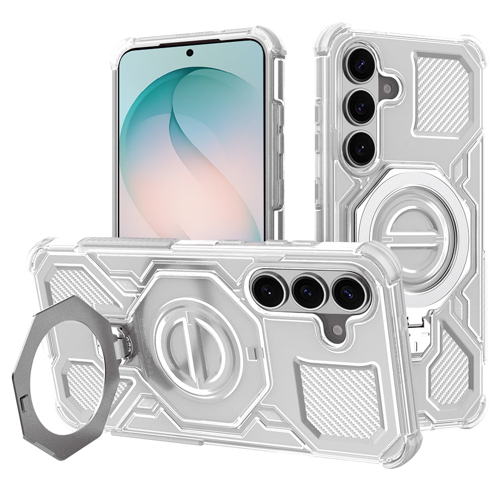 Techsuit - Carbon Shield PRO - Samsung Galaxy S26 Plus - White Transparent