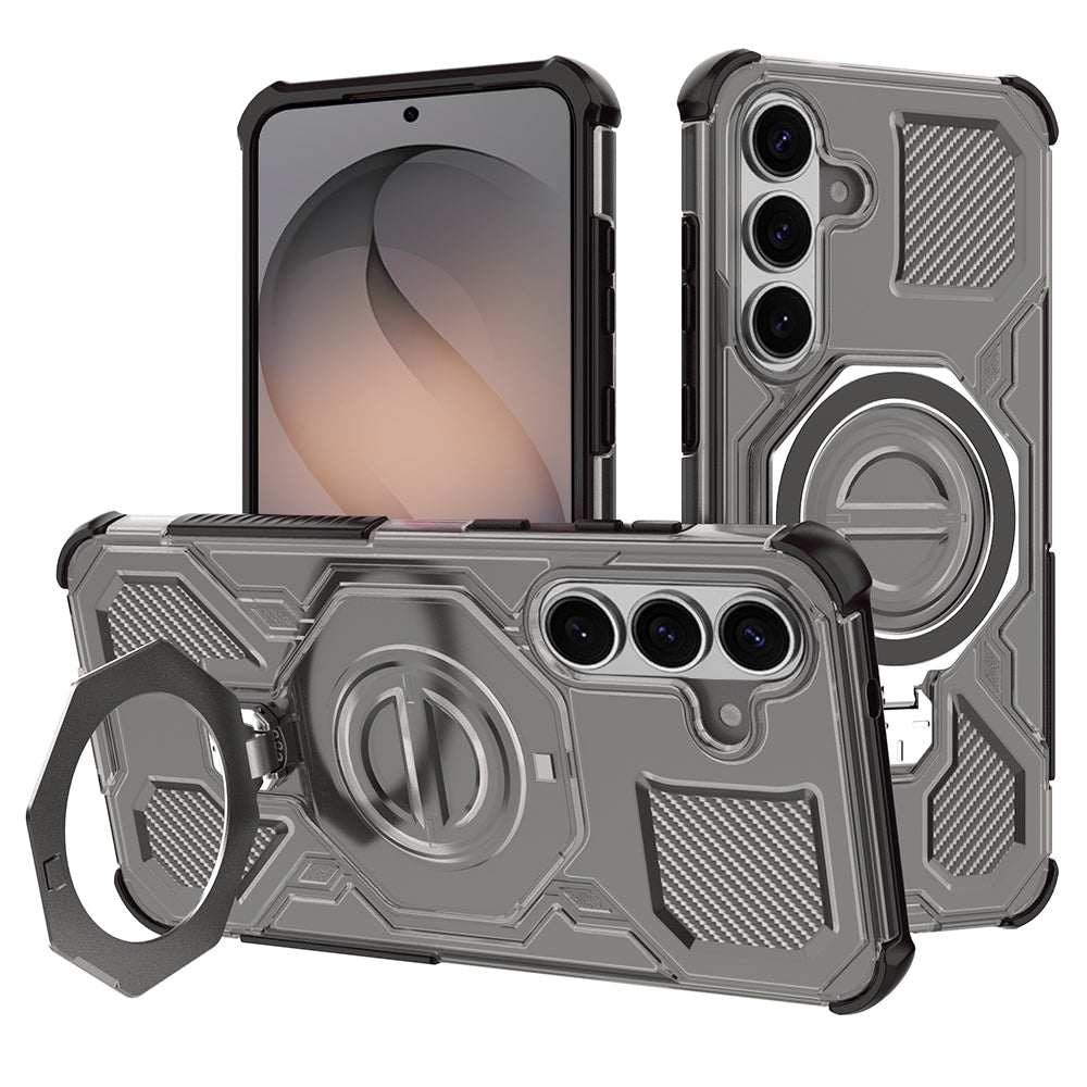 Techsuit - Carbon Shield PRO - Samsung Galaxy S26 - Smoke Black