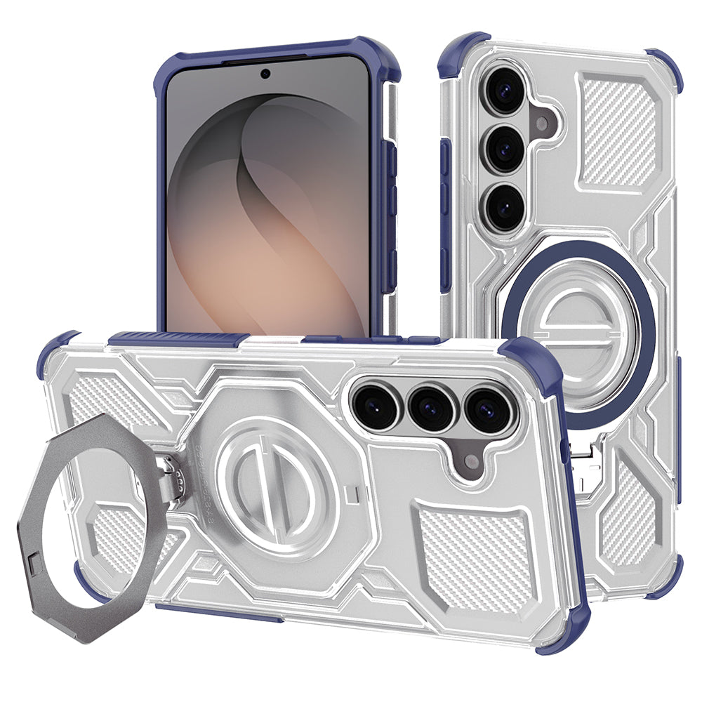 Techsuit - Carbon Shield PRO - Samsung Galaxy S26 - Blue Transparent