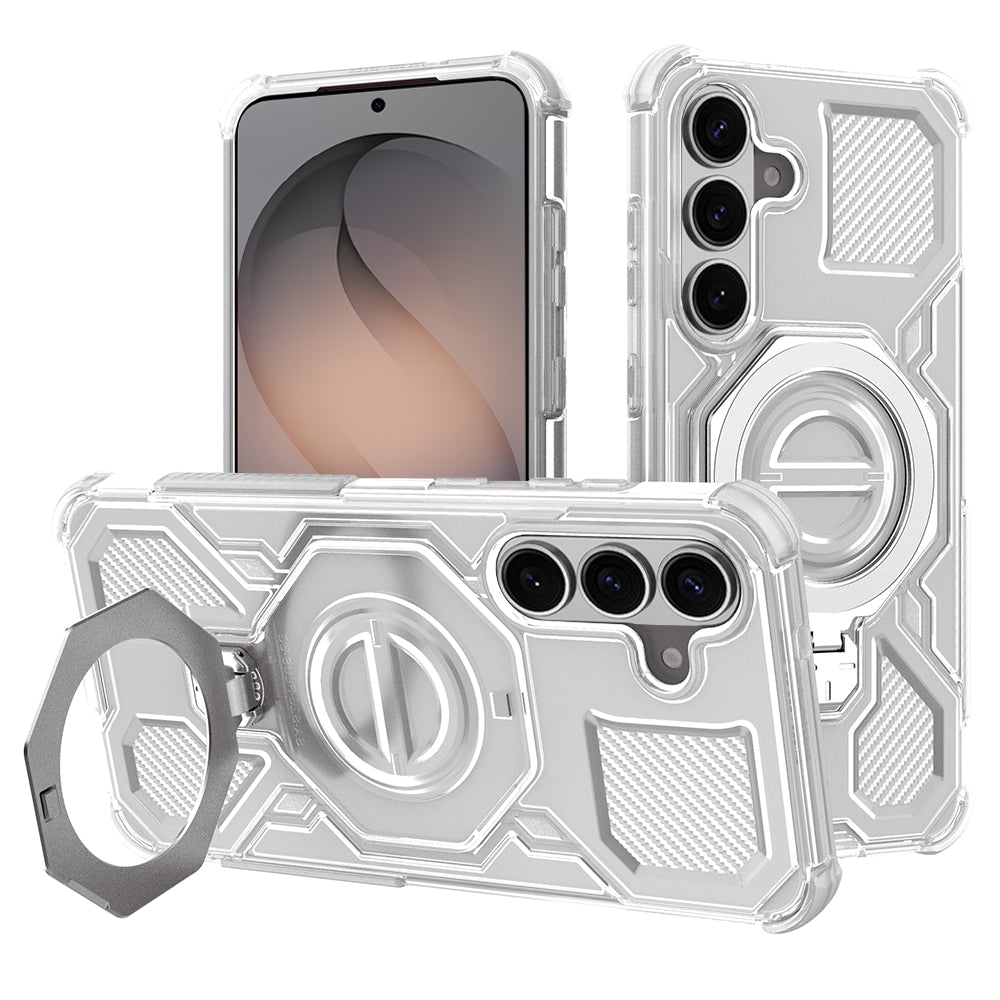 Techsuit - Carbon Shield PRO - Samsung Galaxy S26 - White Transparent