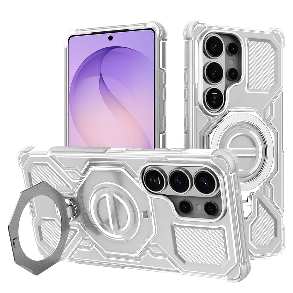Techsuit - Carbon Shield PRO - Samsung Galaxy S26 Ultra - White Transparent