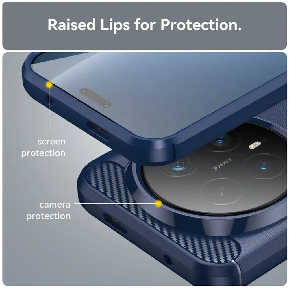 Techsuit - Carbon Silicone - Honor Magic8 Pro - Blue