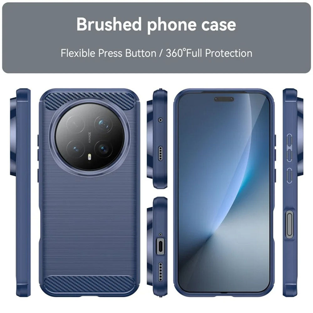 Techsuit - Carbon Silicone - Honor Magic8 Pro - Blue