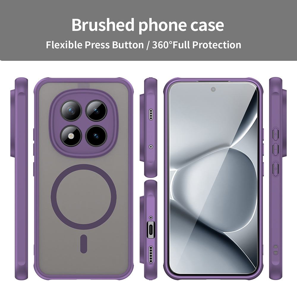 Techsuit - HaloFrost II MagSafe - Xiaomi Redmi Note 15 Pro+ 5G / Poco M8 Pro 5G - Purple