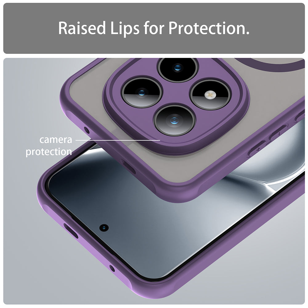 Techsuit - HaloFrost II MagSafe - Xiaomi Redmi Note 15 Pro+ 5G / Poco M8 Pro 5G - Purple
