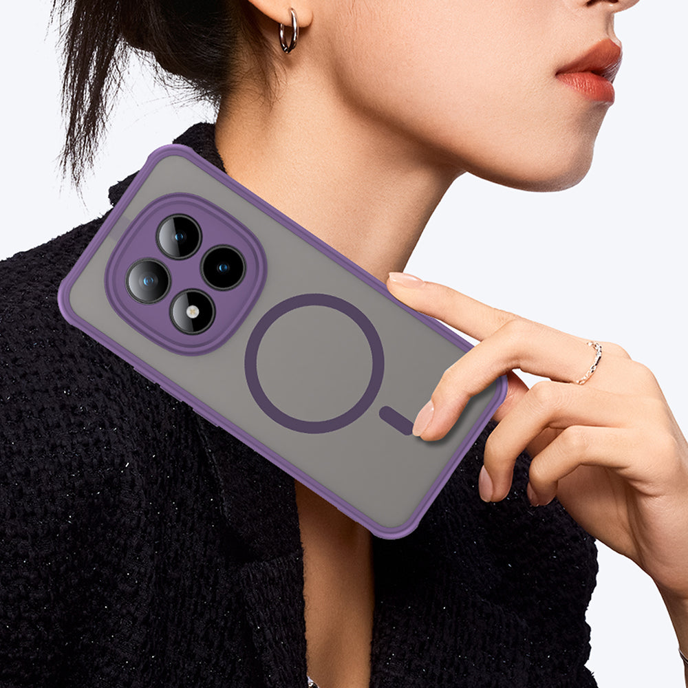 Techsuit - HaloFrost II MagSafe - Xiaomi Redmi Note 15 Pro+ 5G / Poco M8 Pro 5G - Purple