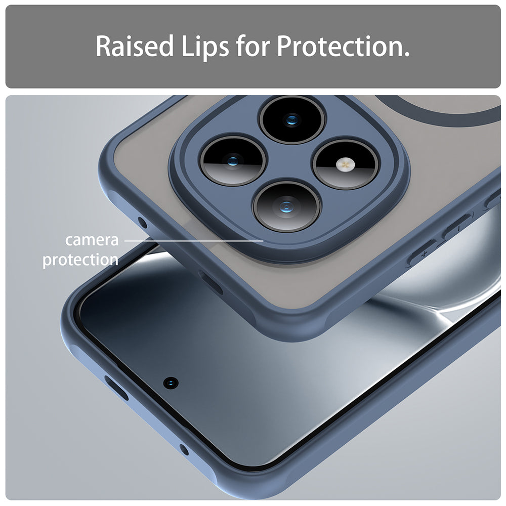 Techsuit - HaloFrost II MagSafe - Xiaomi Redmi Note 15 Pro+ 5G / Poco M8 Pro 5G - Navy Blue