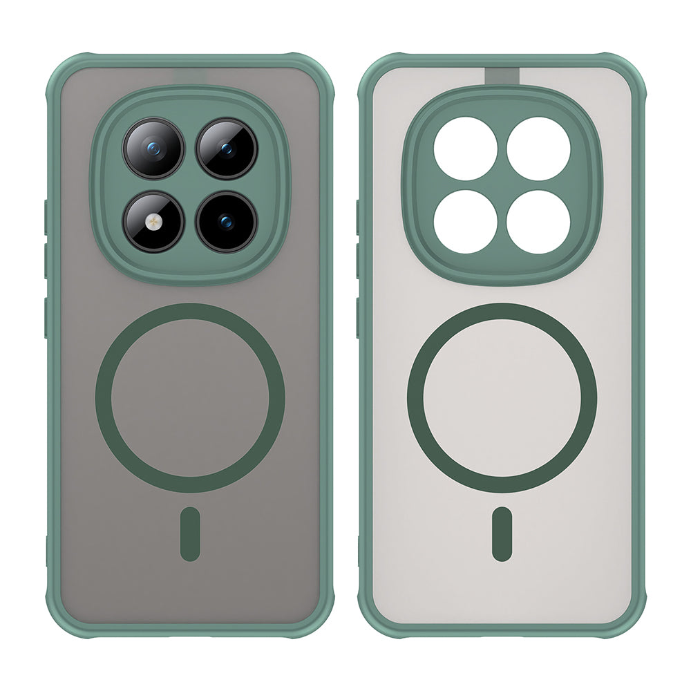 Techsuit - HaloFrost II MagSafe - Xiaomi Redmi Note 15 Pro+ 5G / Poco M8 Pro 5G - Green