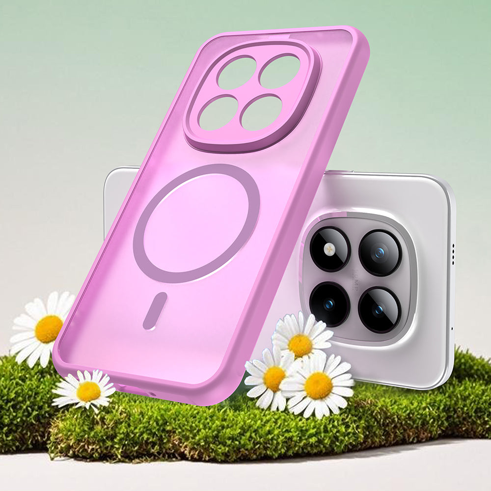 Techsuit - HaloFrost II MagSafe - Xiaomi Redmi Note 15 Pro+ 5G / Poco M8 Pro 5G - Pink