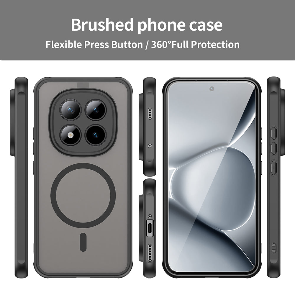 Techsuit - HaloFrost II MagSafe - Xiaomi Redmi Note 15 Pro+ 5G / Poco M8 Pro 5G - Black