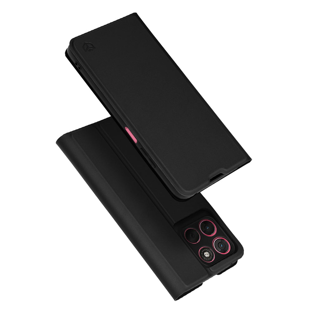 Techsuit - Magskin Book - Motorola Moto G57 Power / G67 Power - Black