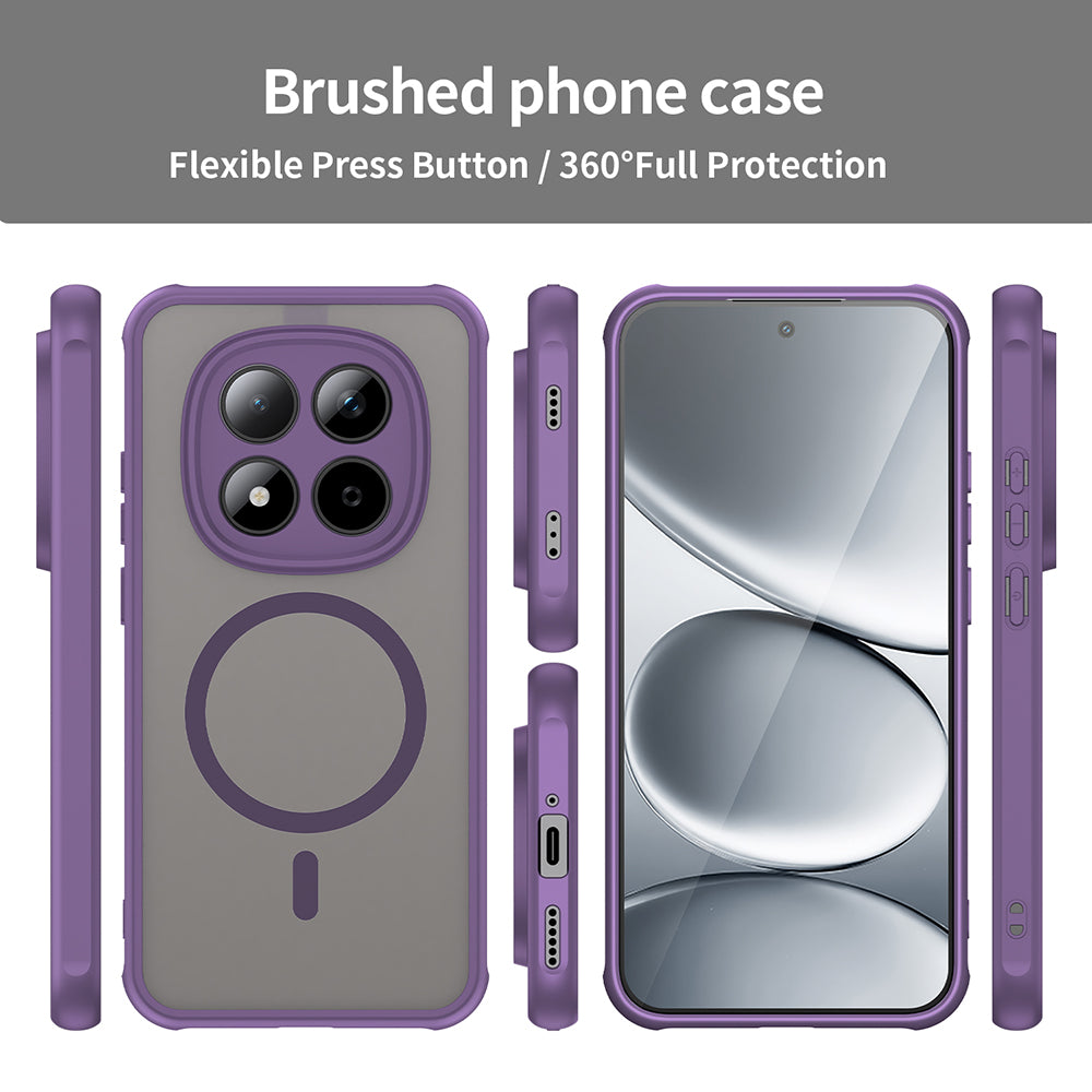 Techsuit - HaloFrost II MagSafe - Xiaomi Redmi Note 15 Pro 5G - Purple