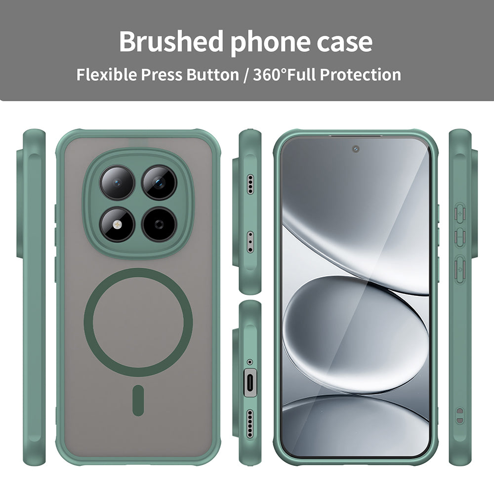 Techsuit - HaloFrost II MagSafe - Xiaomi Redmi Note 15 Pro 5G - Green