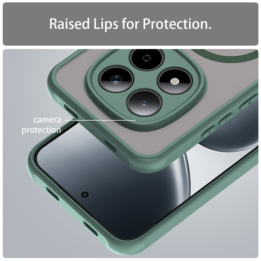 Techsuit - HaloFrost II MagSafe - Xiaomi Redmi Note 15 Pro 5G - Green