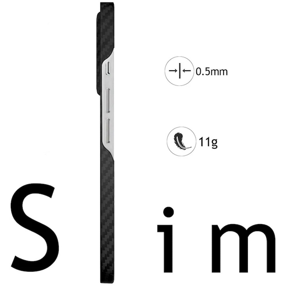 Techsuit - Aramid Fiber MagSafe - Samsung Galaxy S26 Plus - Black