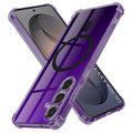 Techsuit - Shockproof Clear Silicone MagSafe - Samsung Galaxy S26 - Smoke Black