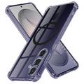 Techsuit - Shockproof Clear Silicone MagSafe - Samsung Galaxy S26 Plus - Smoke Black