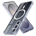 Techsuit - Shockproof Clear Silicone MagSafe - Samsung Galaxy S26 Plus - Clear