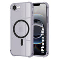 TechSuit Husa de protectie Techsuit Shockproof Clear Silicone MagSafe compatibil cu iPhone 16e / iPhone 17e, Negru Fumur