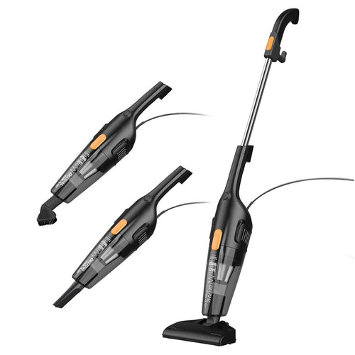 Deerma - Corded Vacuum Cleaner (DX115C) - Dry, 2in1, 3-layer Dust Filter System, HEPA, Low Noise, 600W, 1.2L, 15000Pa - 