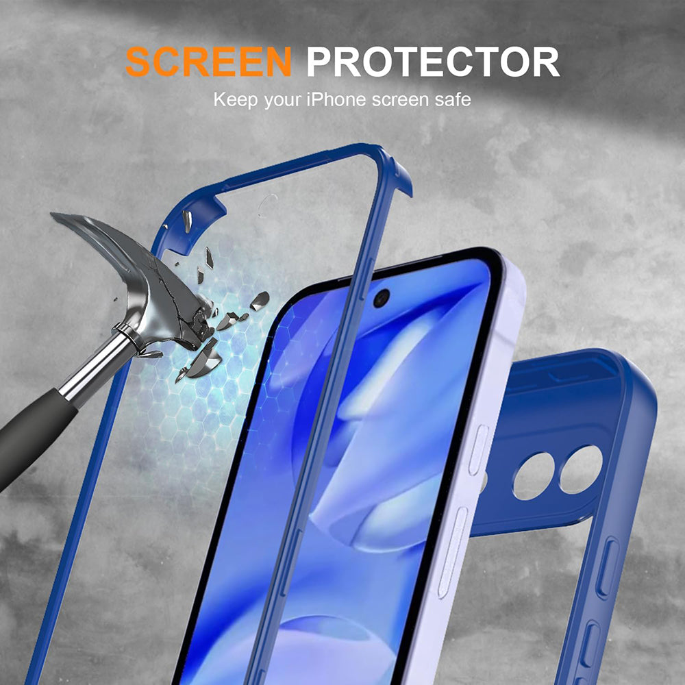 Techsuit - ColorVerse 360 Series + Screen Protector - Google Pixel 10a - Blue