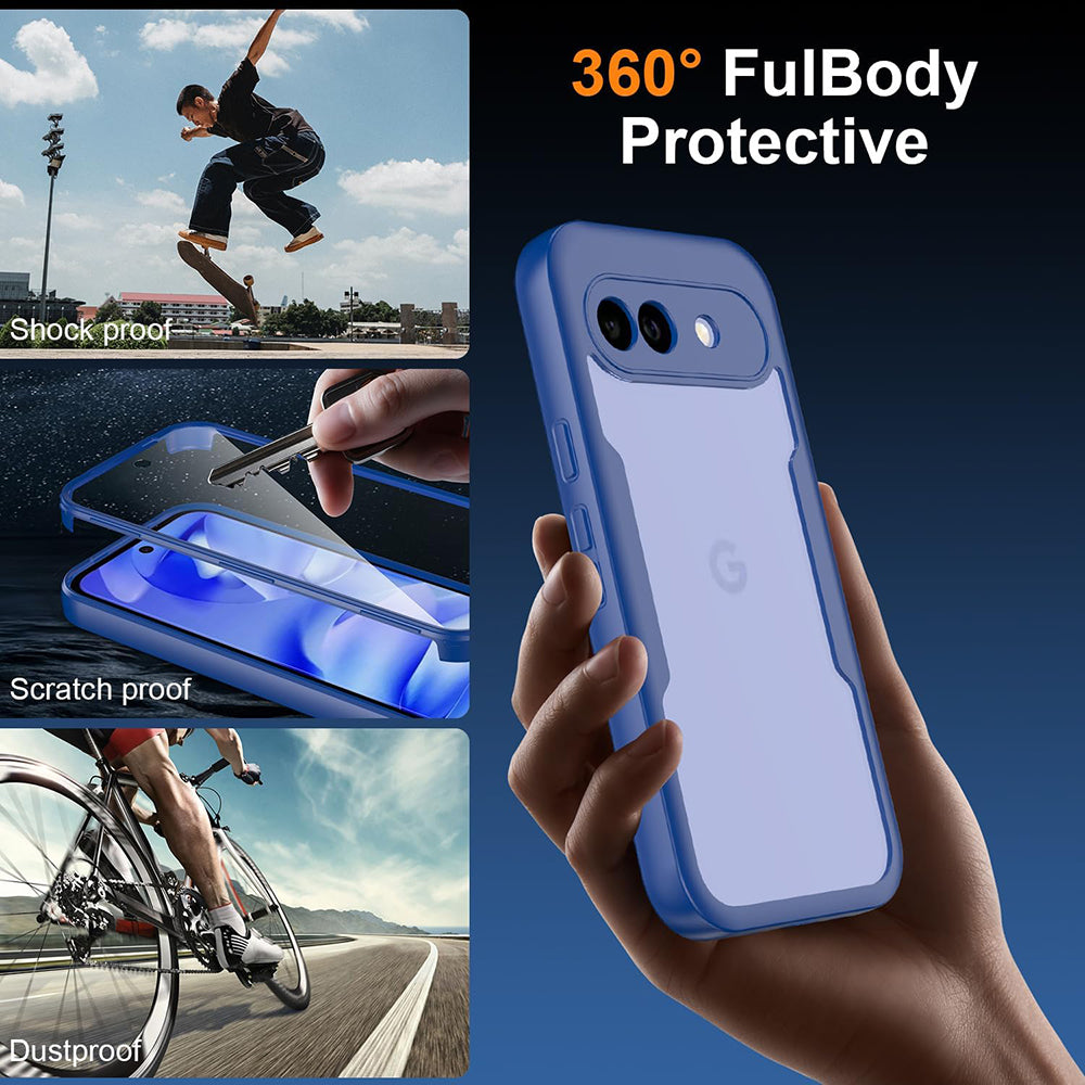 Techsuit - ColorVerse 360 Series + Screen Protector - Google Pixel 10a - Blue