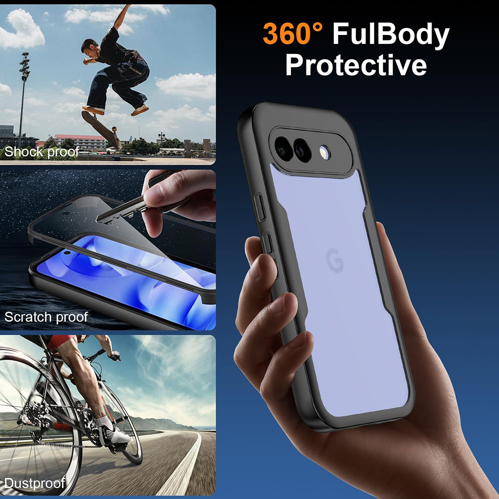 Techsuit - ColorVerse 360 Series + Screen Protector - Google Pixel 10a - Black