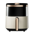 Deerma - Air Fryer (KZ30W) - 3L Bowl Capacity, 1200W, 360° Hot Air Circulation, 7 Programs, Timer, Oil-Free Cooking - Go