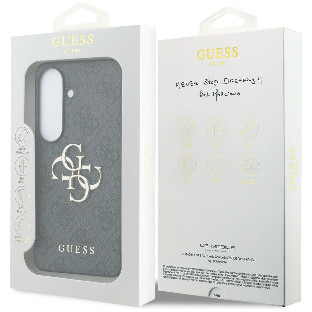 Husa pentru Samsung Galaxy S26 - Guess Hardcase 4G Big Metal Logo (GUHCS26S4GMGGR) - Black