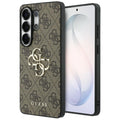 Husa pentru Samsung Galaxy S26 Ultra - Guess Hardcase 4G Big Metal Logo (GUHCS26L4GMGBR) - Brown
