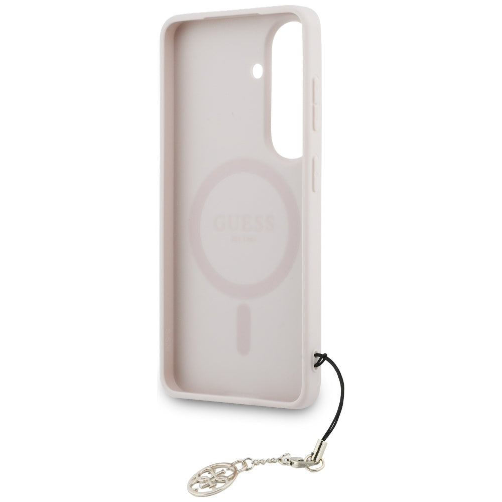 Husa pentru Samsung Galaxy S26 - Guess Hardcase 4G Classic Logo Charm (GUHMS26SGF4GPI) - Pink