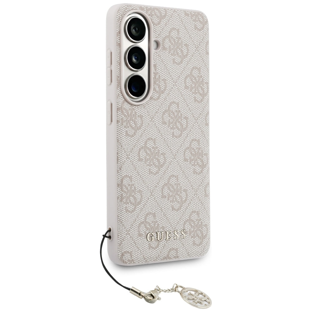 Husa pentru Samsung Galaxy S26 - Guess Hardcase 4G Classic Logo Charm (GUHMS26SGF4GPI) - Pink