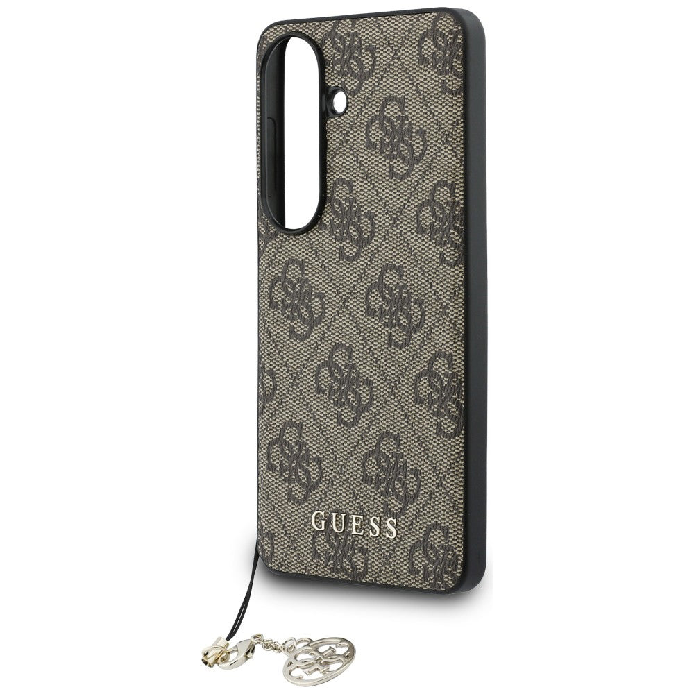 Husa pentru Samsung Galaxy S26 - Guess Hardcase 4G Classic Logo Charm (GUHMS26SGF4GBR) - Brown