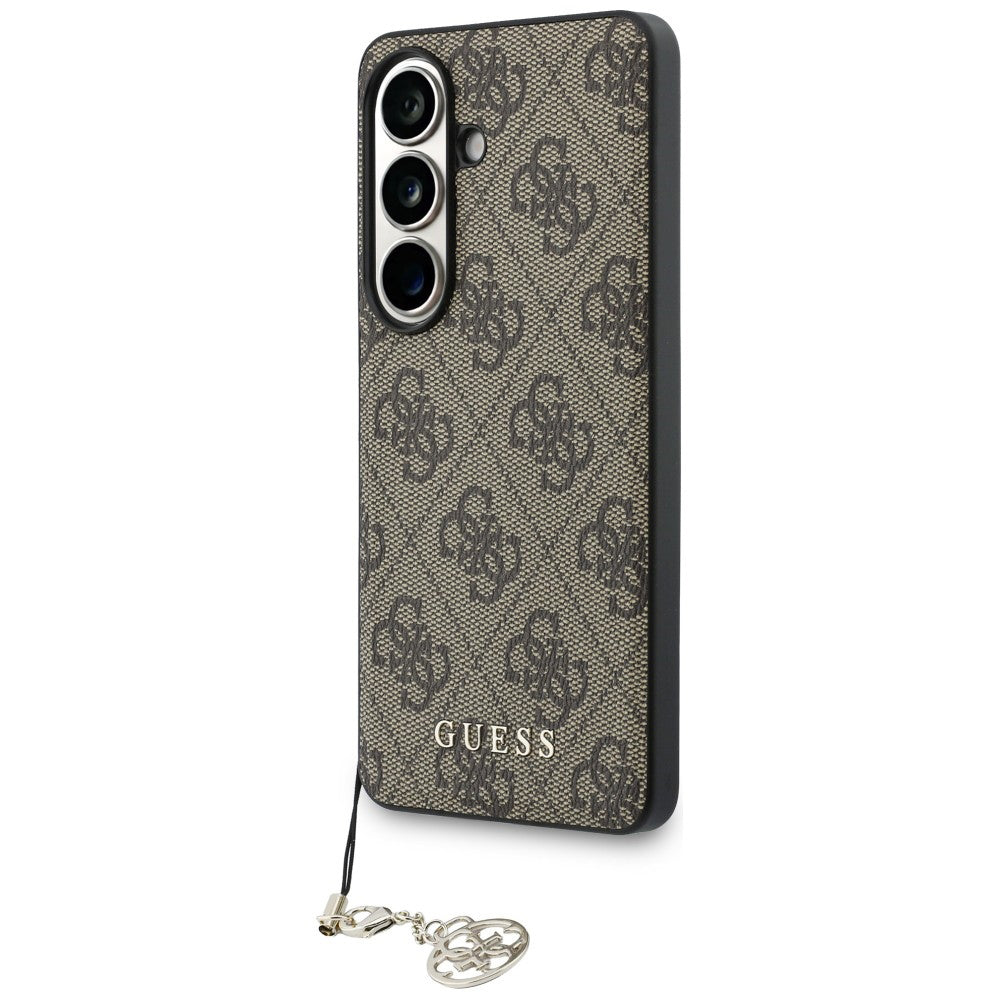 Husa pentru Samsung Galaxy S26 - Guess Hardcase 4G Classic Logo Charm (GUHMS26SGF4GBR) - Brown