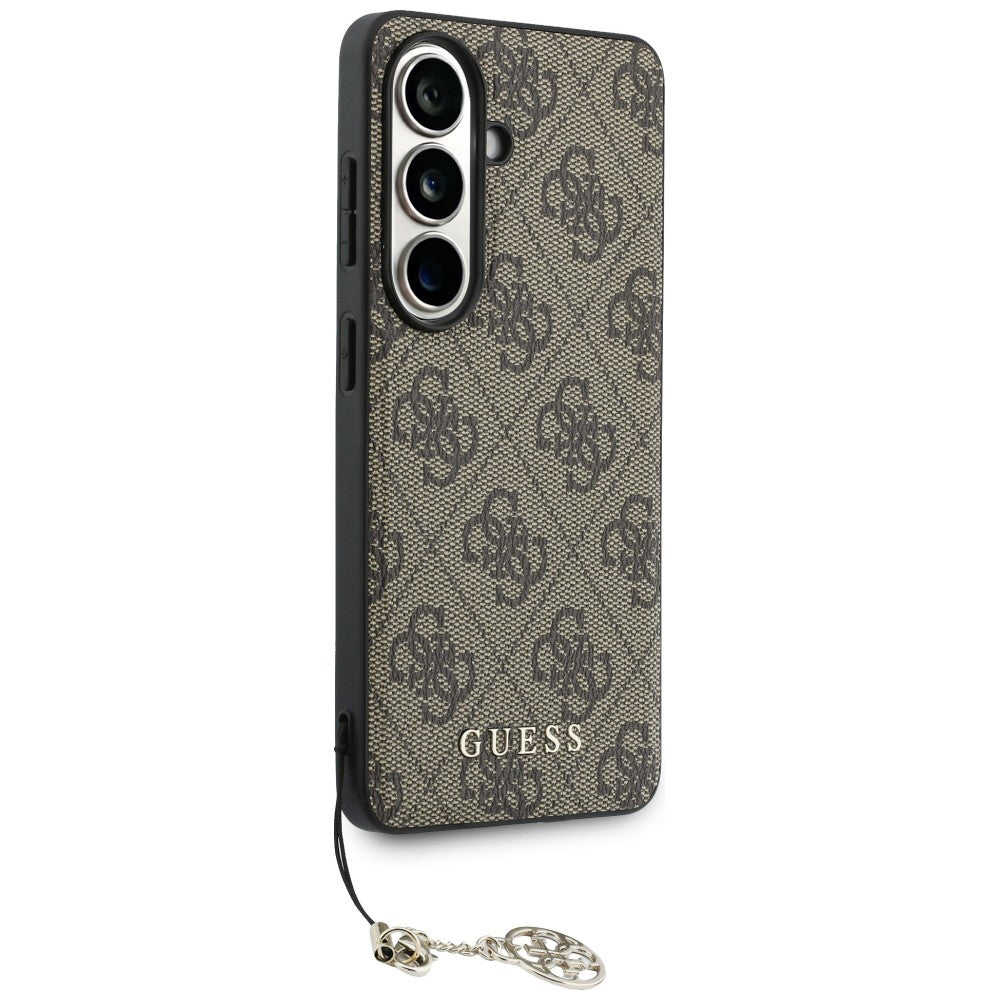 Husa pentru Samsung Galaxy S26 - Guess Hardcase 4G Classic Logo Charm (GUHMS26SGF4GBR) - Brown