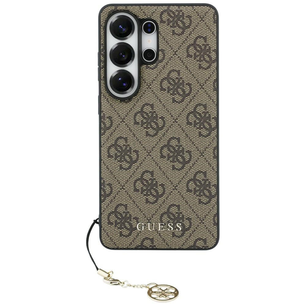 Husa pentru Samsung Galaxy S26 Ultra - Guess Hardcase 4G Classic Logo Charm (GUHMS26LGF4GBR) - Brown