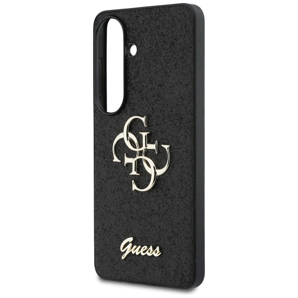 Guess - Fixed Glitter Big 4G Metal Logo (GUHCS26SHG4SGK) - Samsung Galaxy S26 - Black