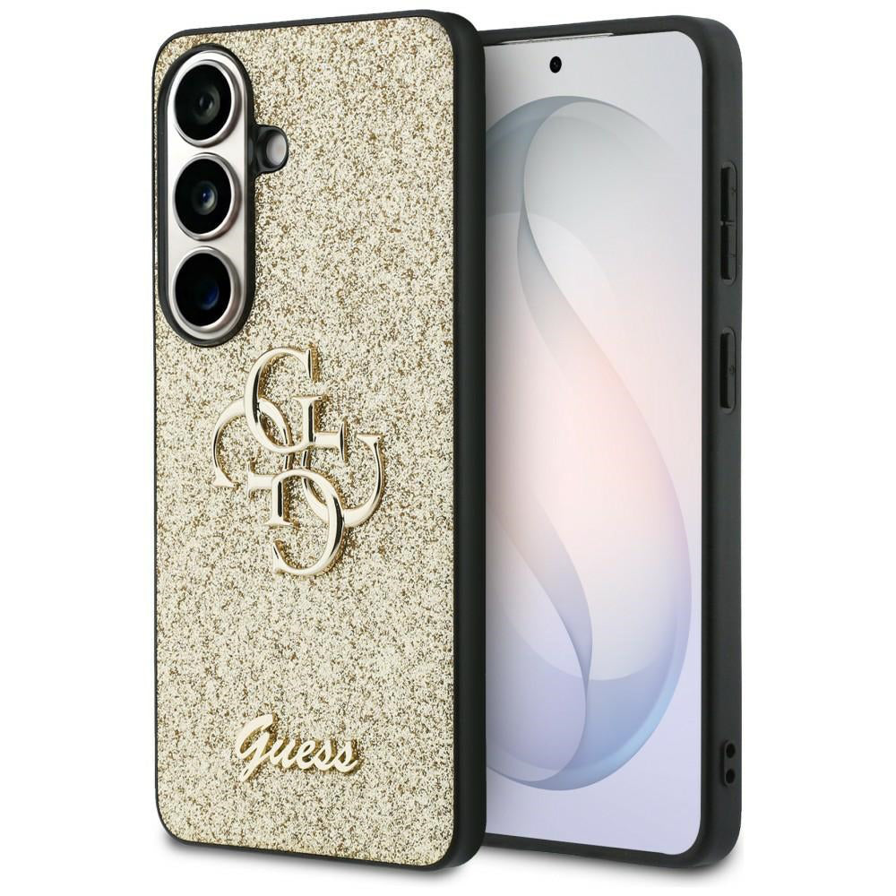 Guess - Fixed Glitter Big 4G Metal Logo (GUHCS26SHG4SGD) - Samsung Galaxy S26 - Gold